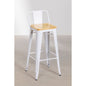 High Stool with Backrest