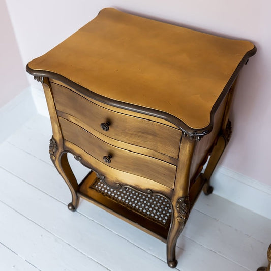 Gold Bedside Table