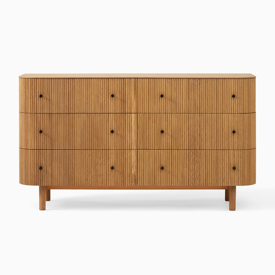 Natural Finish Chest of Drawer