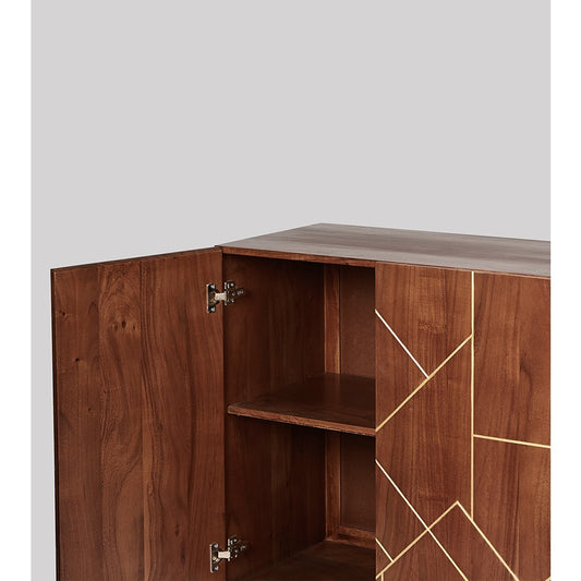 Brass Inlay Sideboard