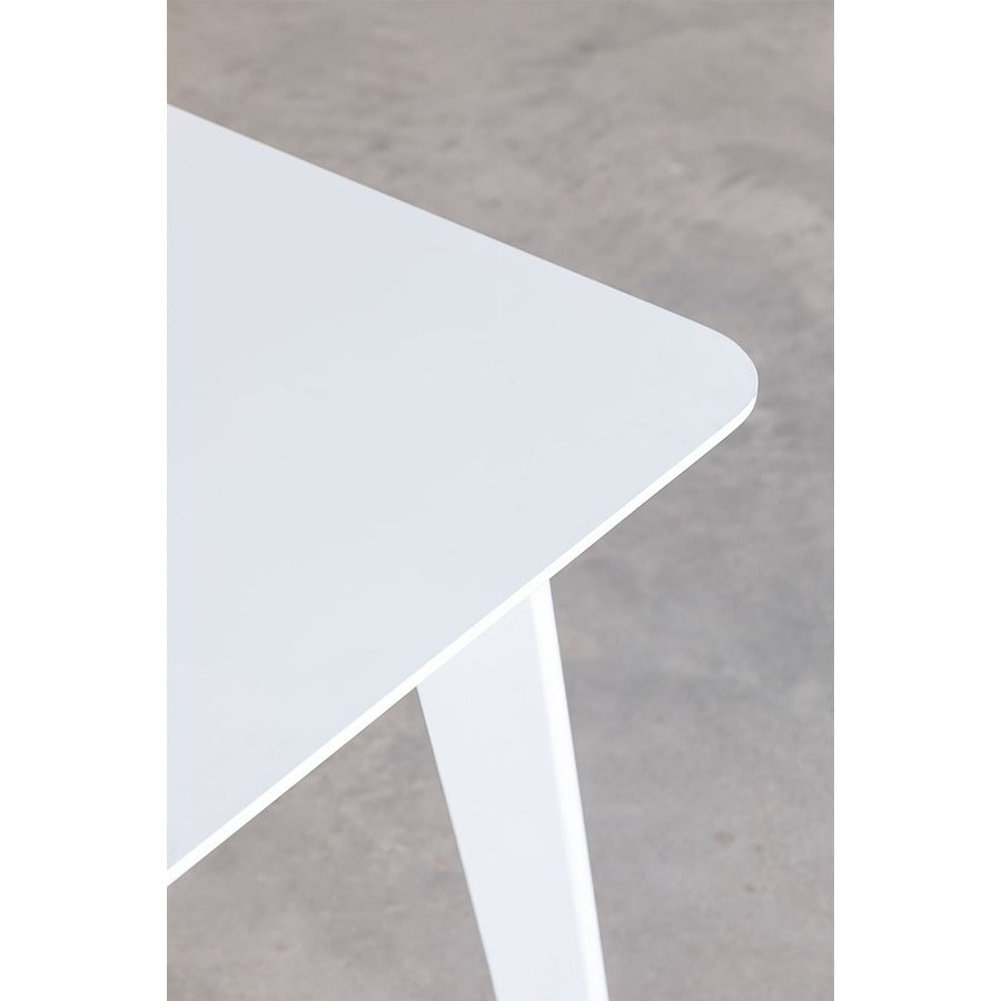 White Square Dining Table