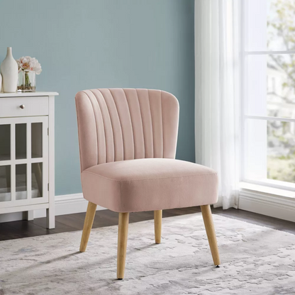 Velvet Slipper Chair