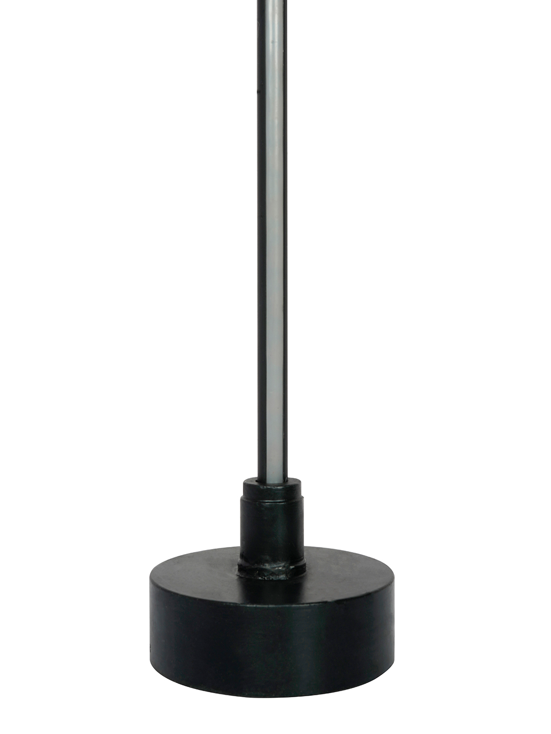 Sleek Black LED Corner Floor Lamp: 60-Inch Modern Pipe Design, Warm White Light