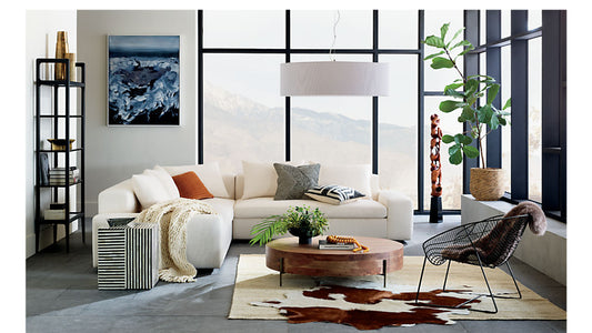 Elegant Low Round Wood Coffee Table with Gold Legs & Natural Grain Veneer