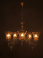 Brass Antique 5-Light Chandelier – 66 cm
