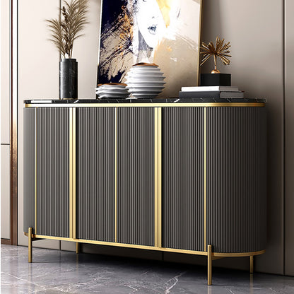 marble top sideboard in black