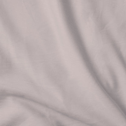 CONCRETE GREY 300TC flat sheet set, premium pure cotton satin