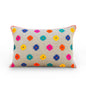 Folk Kilim Booti Embroidered Linen Cushion Cover – Multicolour | 14×21" & 20×20" | Vliving