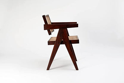 Wooden Mango Wood Office Armchair