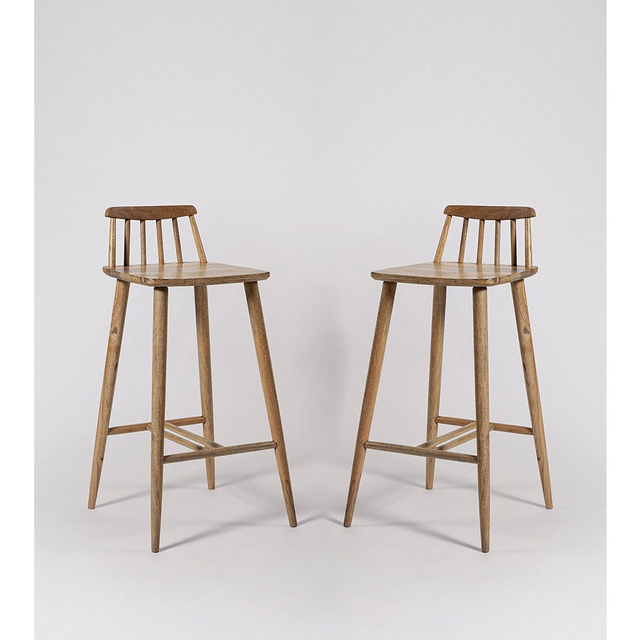 Natural Finish Bar Stool