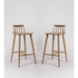 Natural Finish Bar Stool
