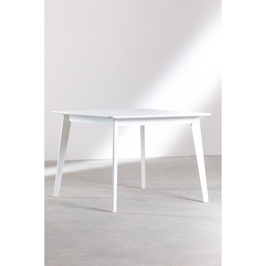 White Square Dining Table