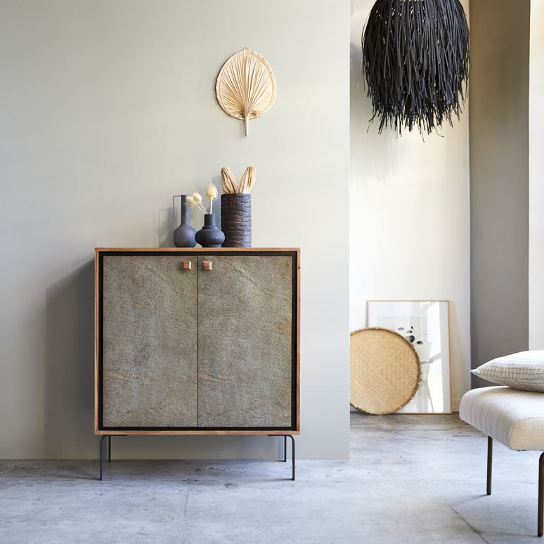 handcrafted bar cabinet