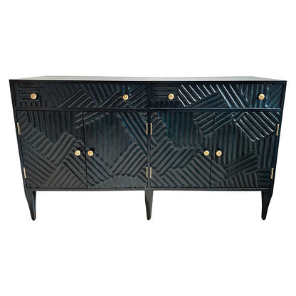 Indigo Blue Wood Buffet