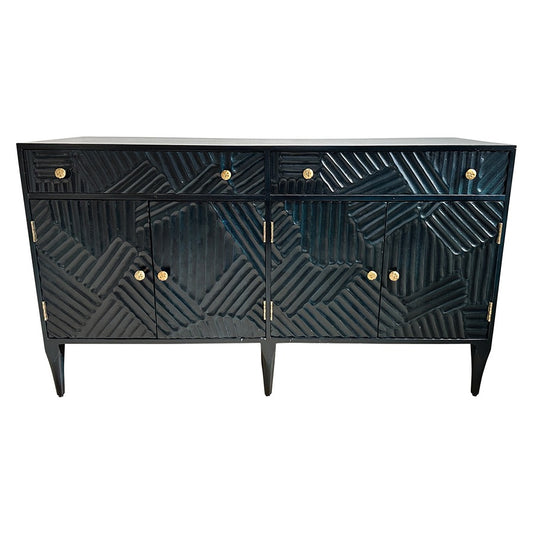 Indigo Blue Wood Buffet