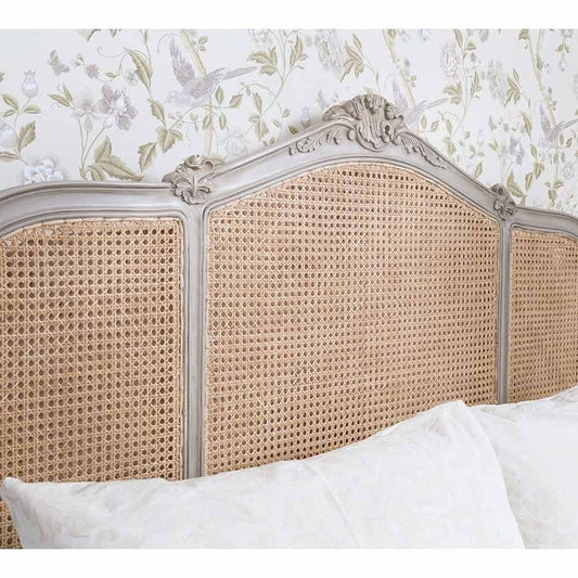 Rattan Painted Luxury French Bed