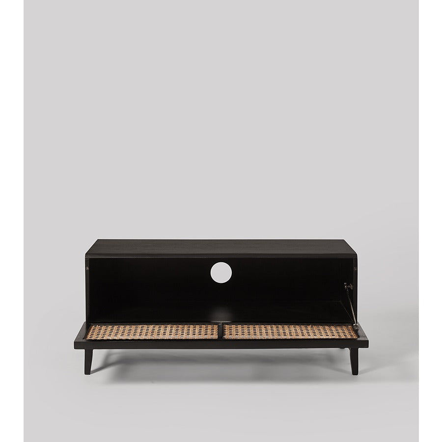 Rattan Tv Unit in Black