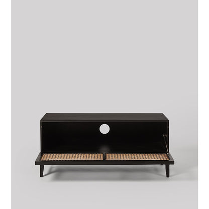 Rattan Tv Unit in Black