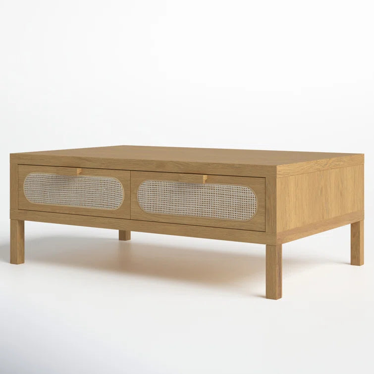 Maple Coffee Table with Drawers