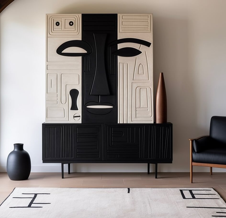 Tribal Black Console