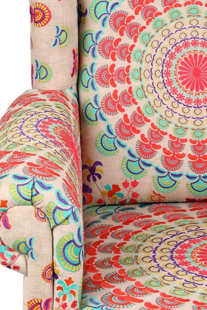 Maria arm chair close up