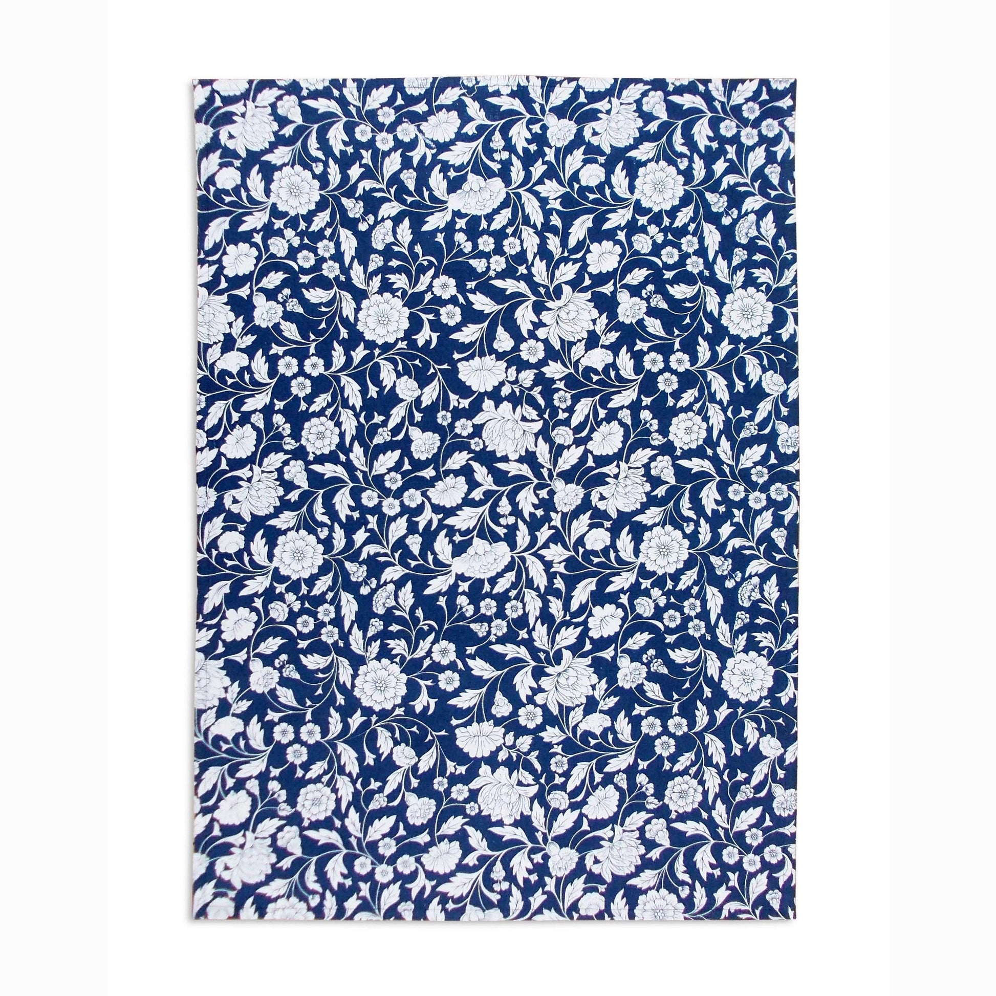 Handcrafted Indigo Kalamkari Kitchen Towel Set – Premium Cotton
