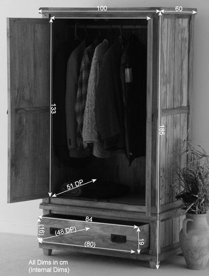 wardrobe with dimension