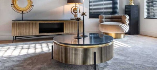 ribbed coffee table