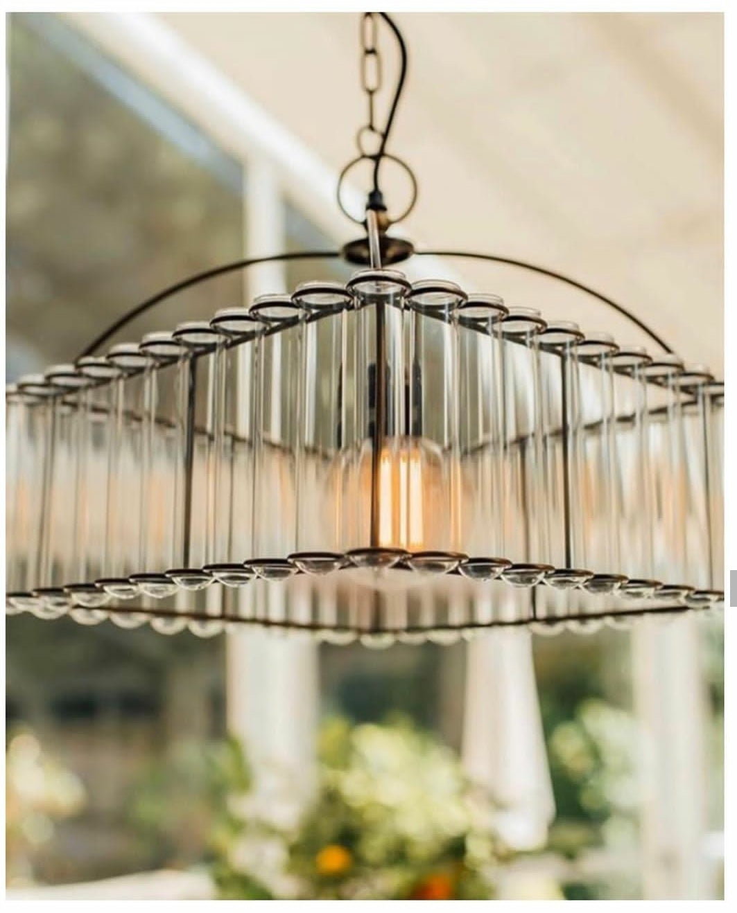 Test tube Vase Chandelier interior placement