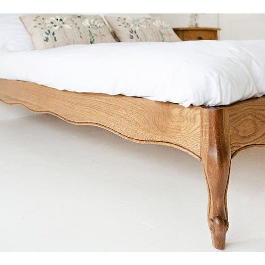 Taupe Velvet Buttoned King Size Upholstered Bed with Premium Cushion