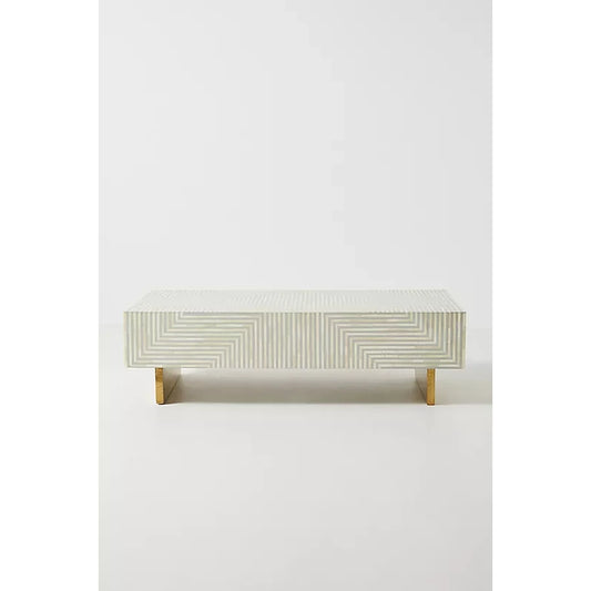 Bone Inlay Petite Coffee Table