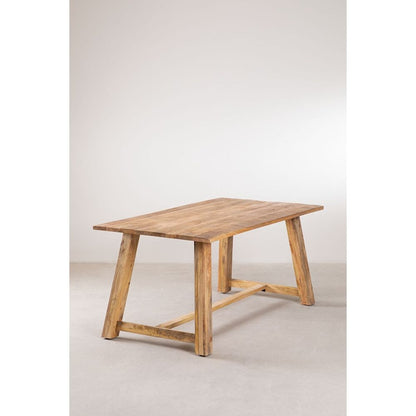 Mango Wood Rectangular Dining Table