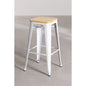 Industrial Wooden Bar Stool