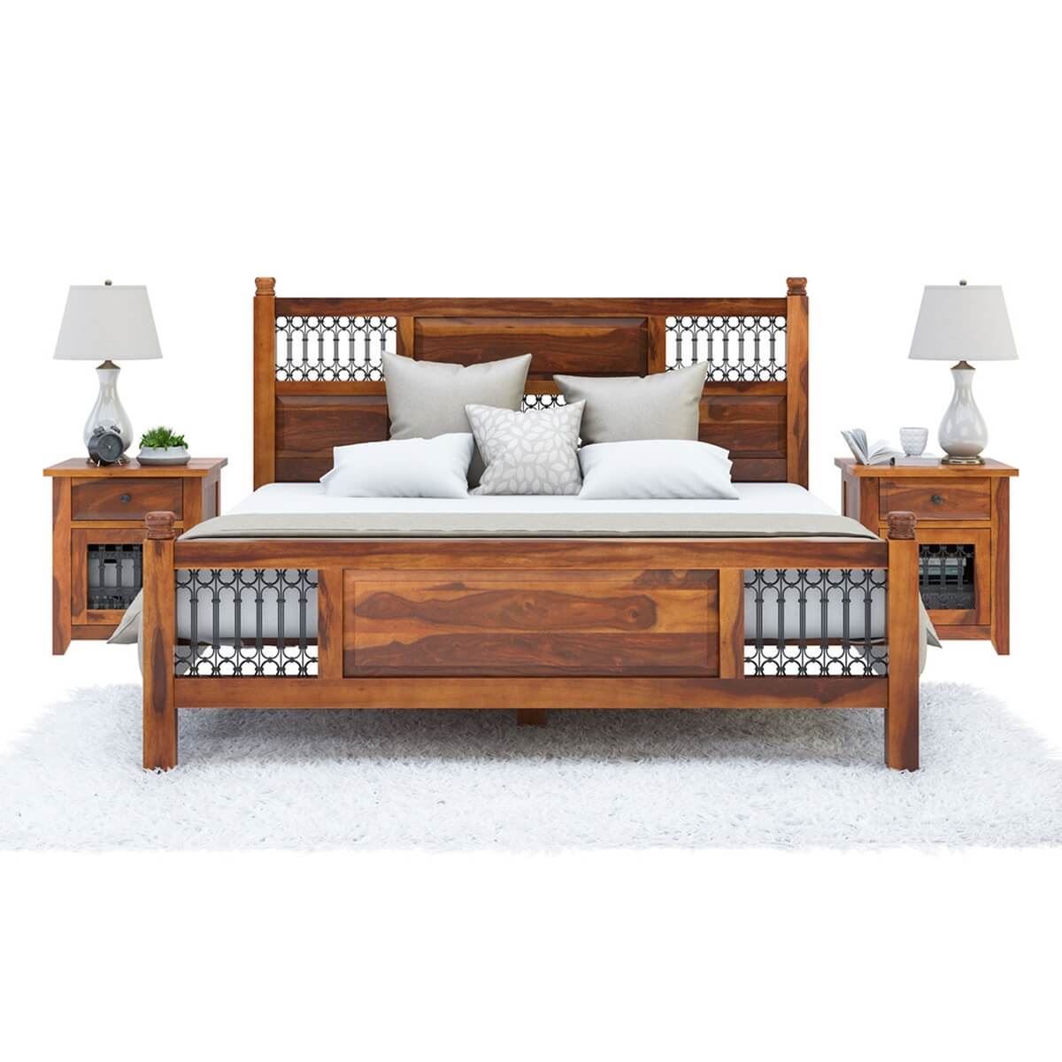 front view king size bed