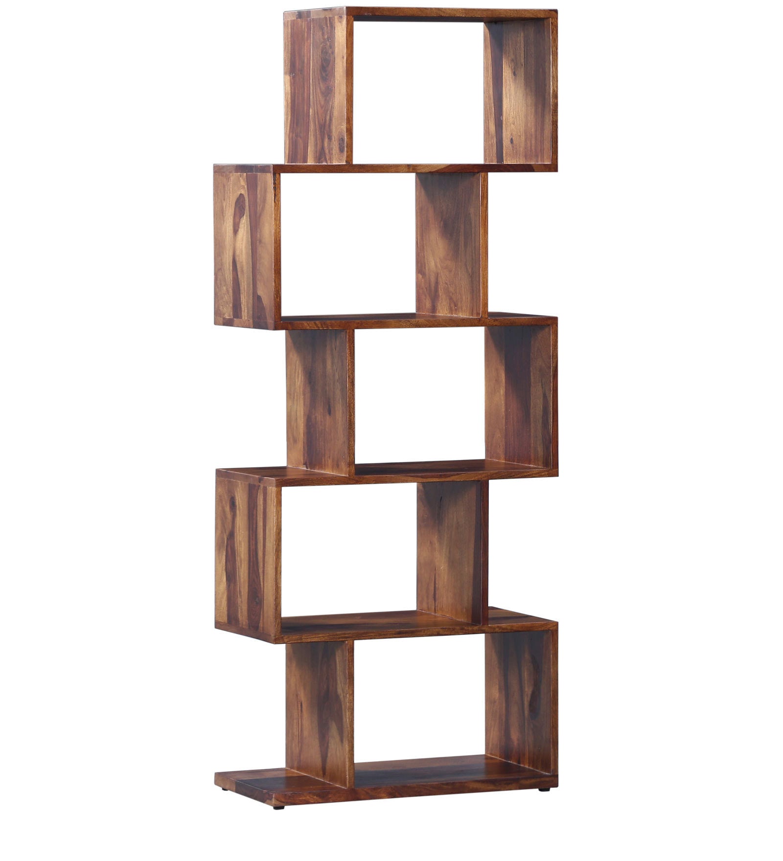Fairmont Book Shelf Unit in Provincial Teak Finish in white background