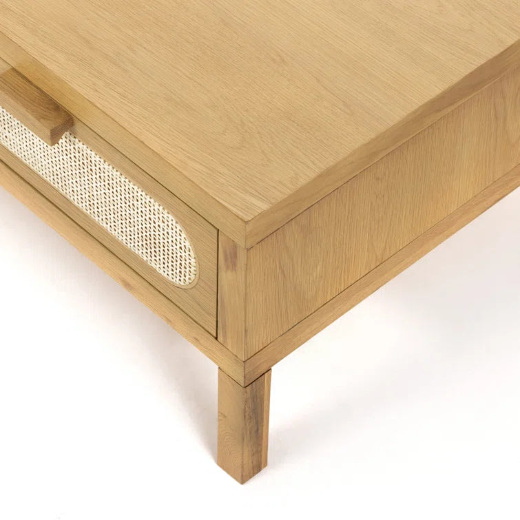 Maple Coffee Table with Drawers