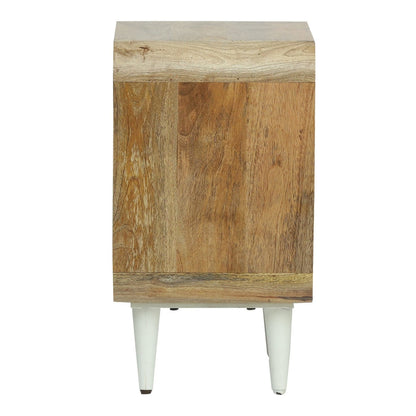 side view bed side table