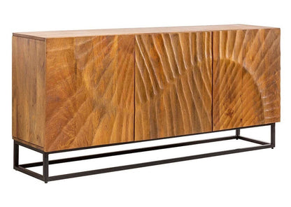 Handcrafted 3 Door Sideboard mid view