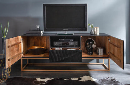 2 door 1 drawer and 1 shelf space TV console