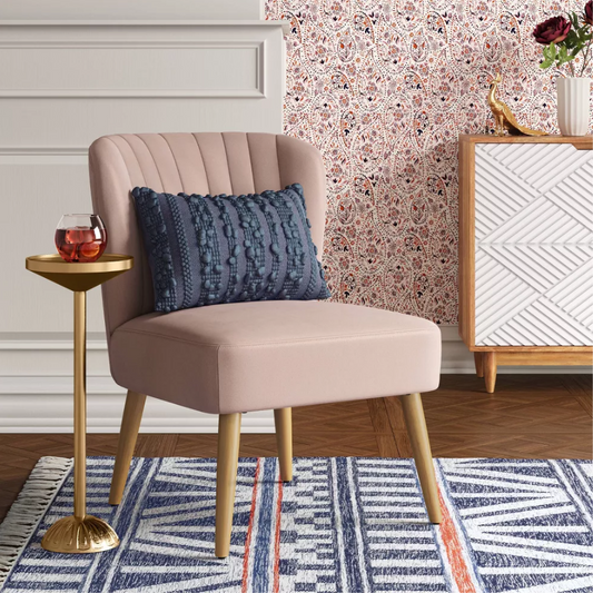 Velvet Slipper Chair