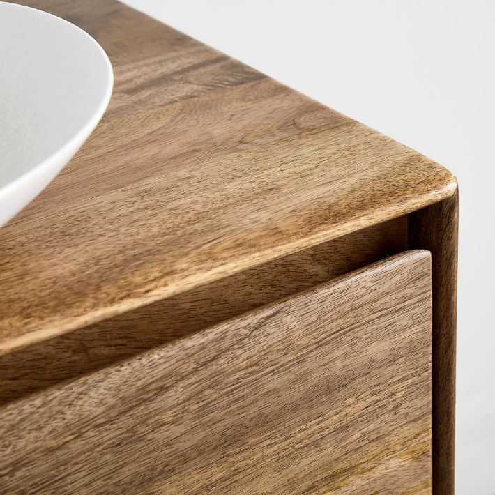 close up of sideboard for wood finish
