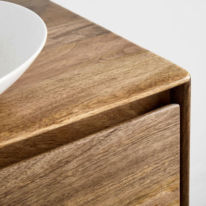 close up of sideboard for wood finish