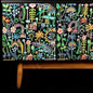 hand painted and handcrafted mid century retro sideboard