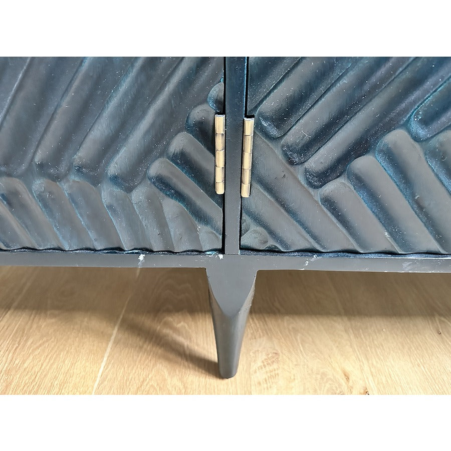 Indigo Blue Wood Buffet