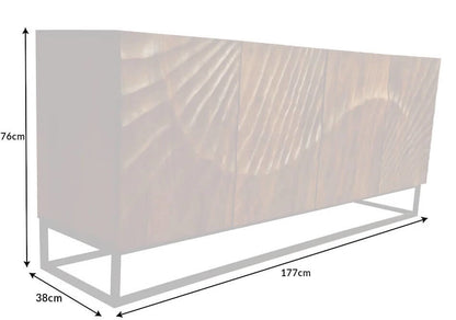 Handcrafted 4 Door Sideboard