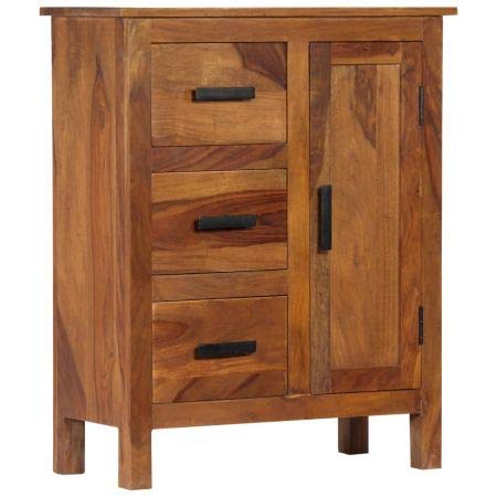 Sideboard 65x30x80 cm Solid Mango Wood Furniture Cabinets & Storage Buffets & Sideboards  In Stock