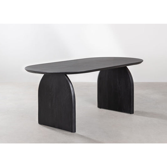 Acacia Wood Sandblast Dining Table