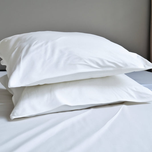 600TC White Premium Cotton Pillow Cases Soft Luxury Set