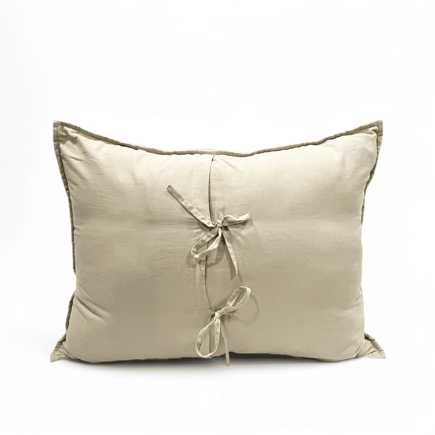 Sandstone Handmade Kantha Cotton Quilted Pillow Cases Multiple Sizes