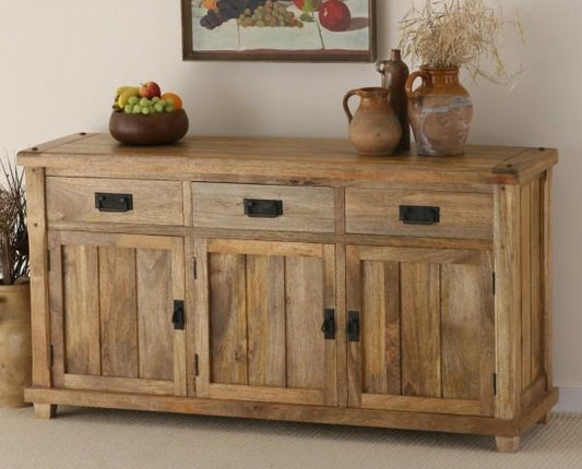 Planksville Side Board in Natural Finish